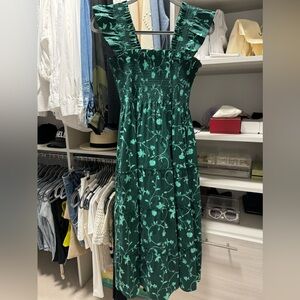 Hill house green nap dress XS